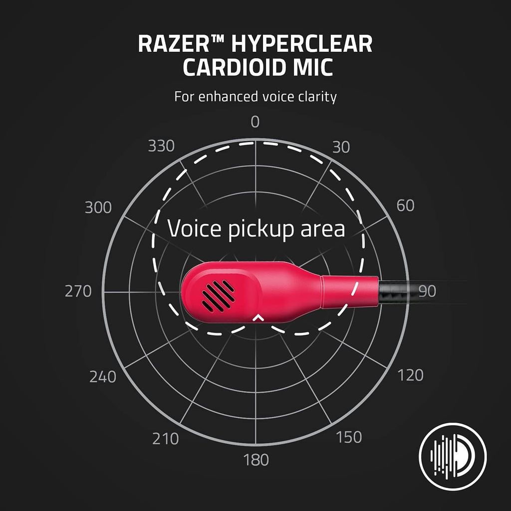 Razer Kaira X Wired Headset for Xbox Series X|S, Xbox One, PC, Mac & Mobile Devices: Triforce 50Mm Drivers - Hyperclear Cardioid Mic - Memory Foam Ear Cushions - On-Headset Controls - Pulse Red