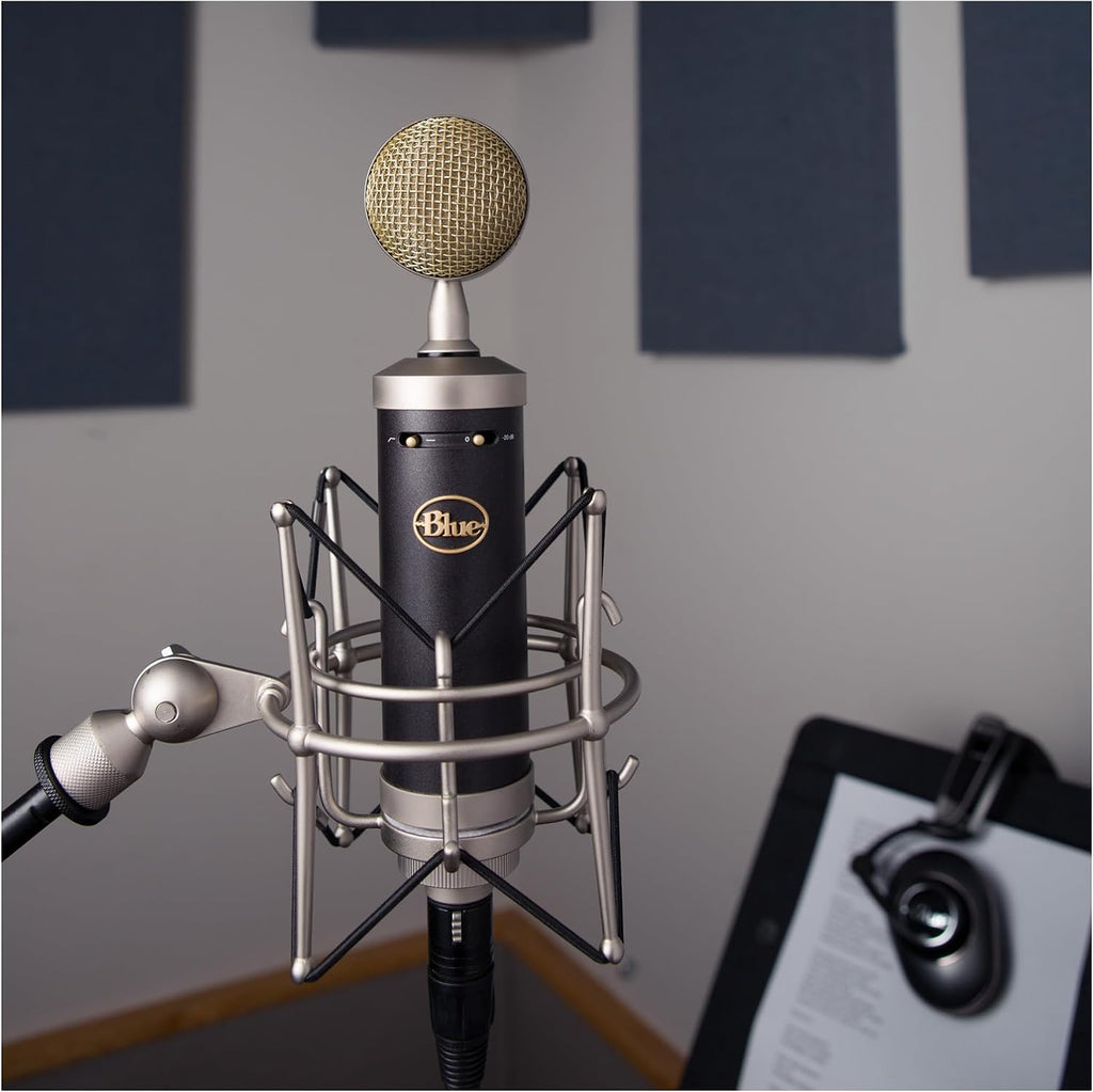 Blue Microphone Baby Bottle Xlrcardioid Condenser Microphone for Recording, Streaming, Podcasting, Gaming, Mic with Large Diaphragm Cardioid Capsule, Shockmount & Protective Case