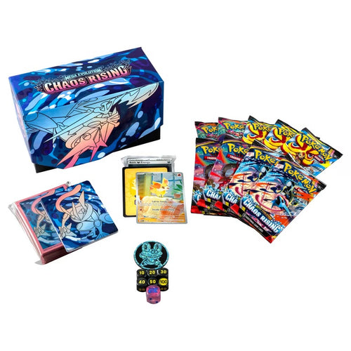 Pokémon Trading Card Game: Mega Evolution Chaos Rising Elite Trainer Box