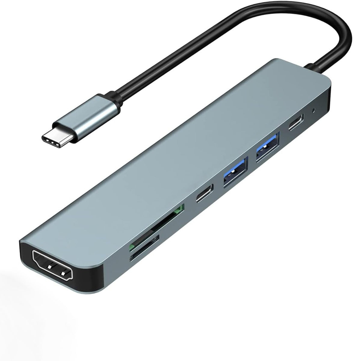 7-in-1 USB-C Docking Station – HD 4K Multi-Device Hub