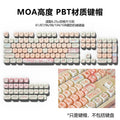 MOA Strawberry Kitten Keycaps – Dye-Sub Full Set for 75% & 98% Keyboards