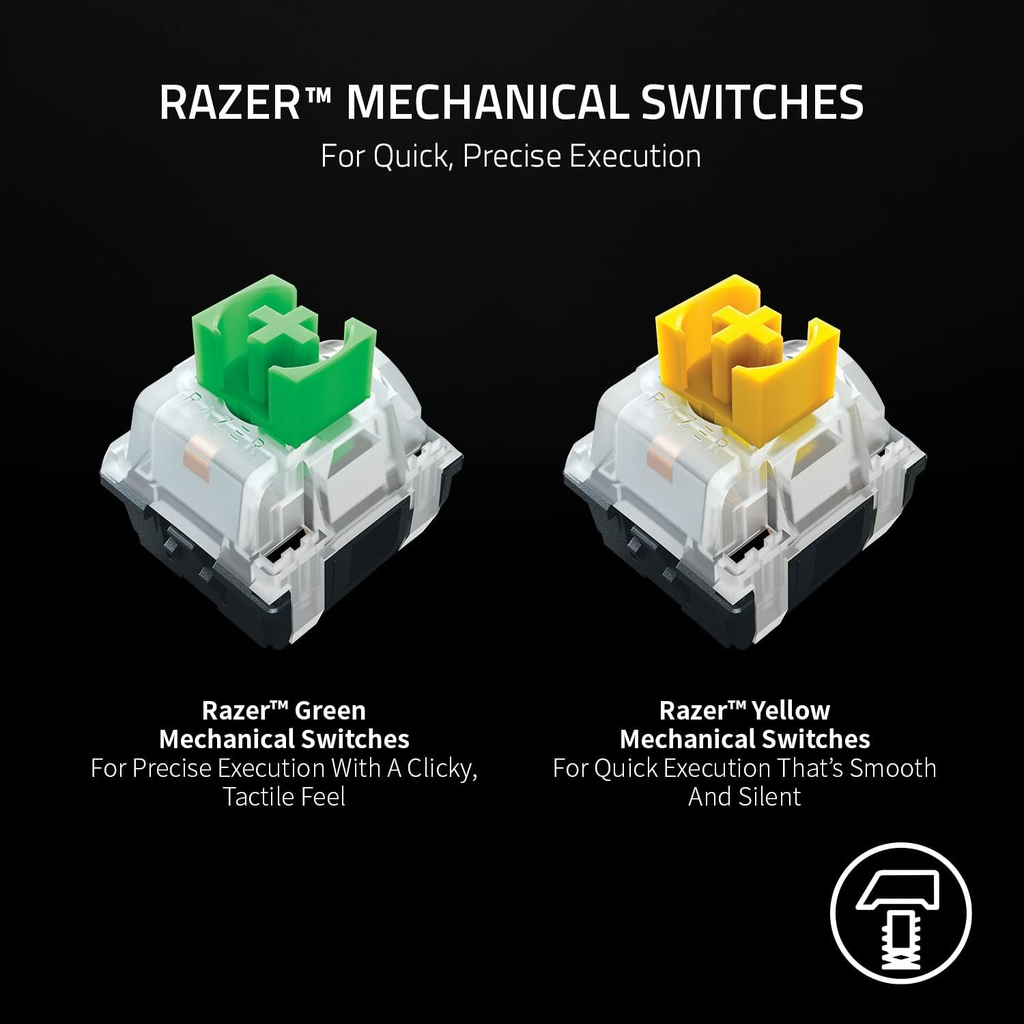 Razer BlackWidow V3 Mini HyperSpeed – Wireless Mechanical Keyboard
