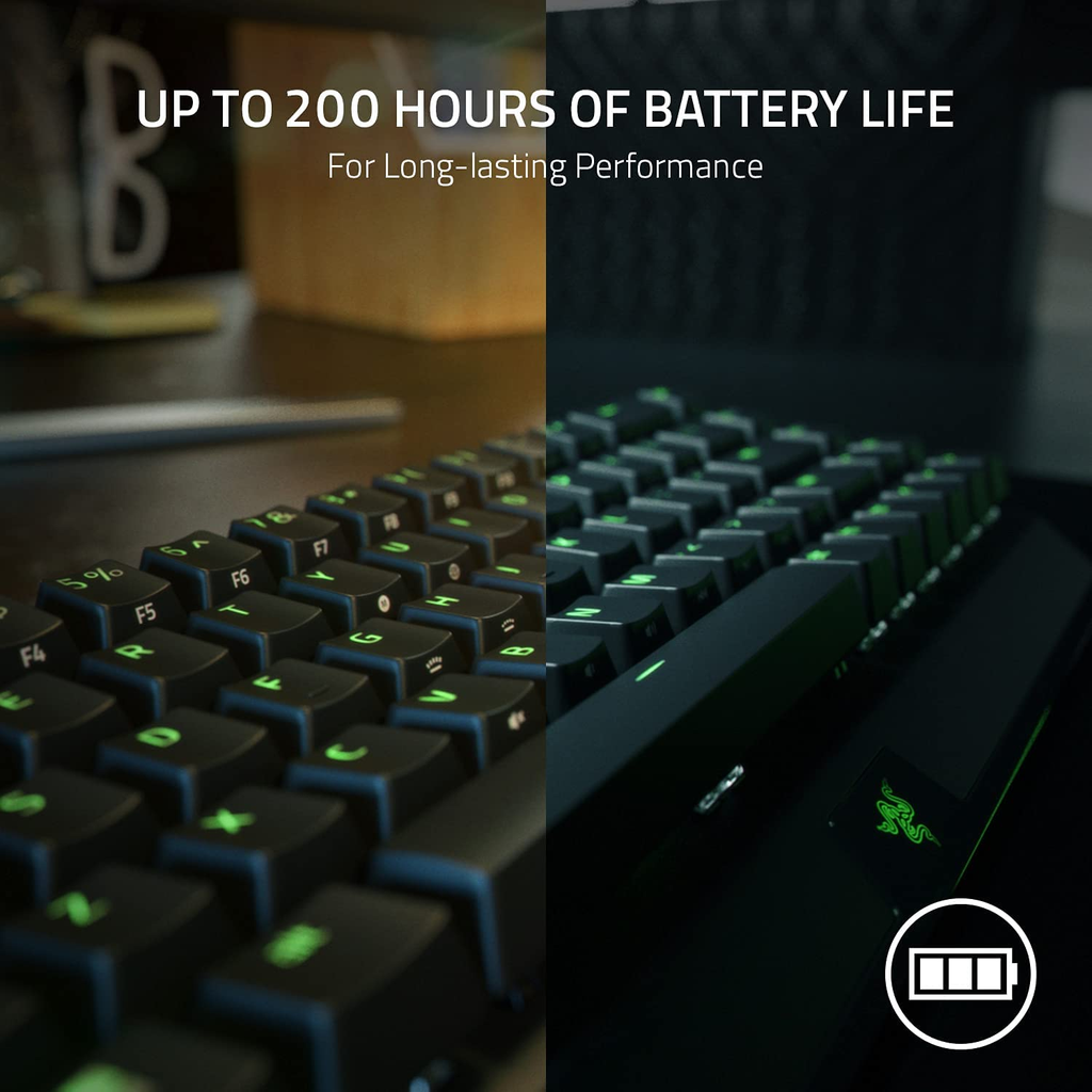 Razer BlackWidow V3 Mini HyperSpeed – Wireless Mechanical Keyboard