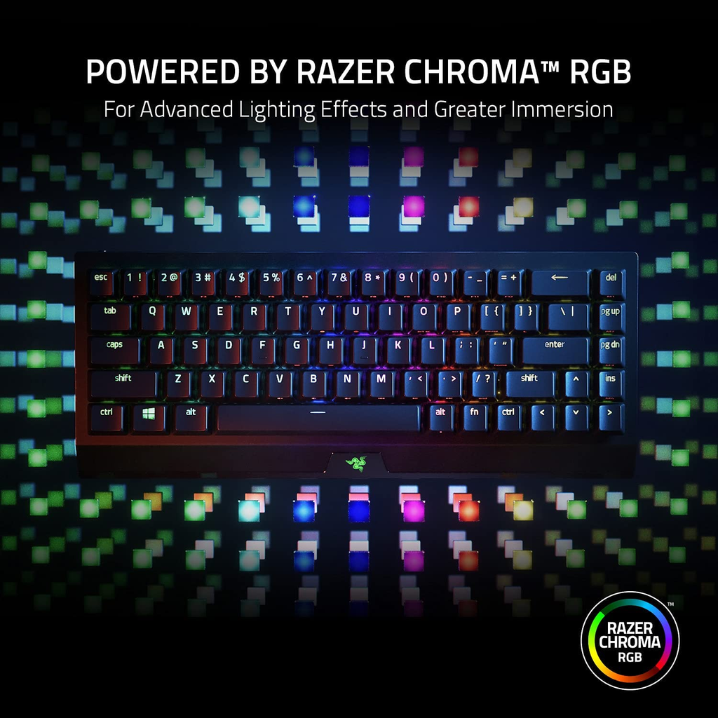 Razer BlackWidow V3 Mini HyperSpeed – Wireless Mechanical Keyboard