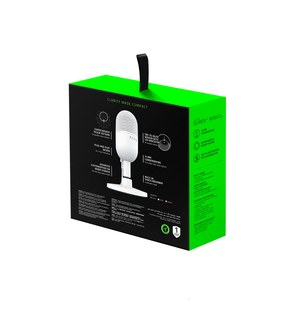 Razer Seiren V3 Mini – Ultra-Compact USB Microphone