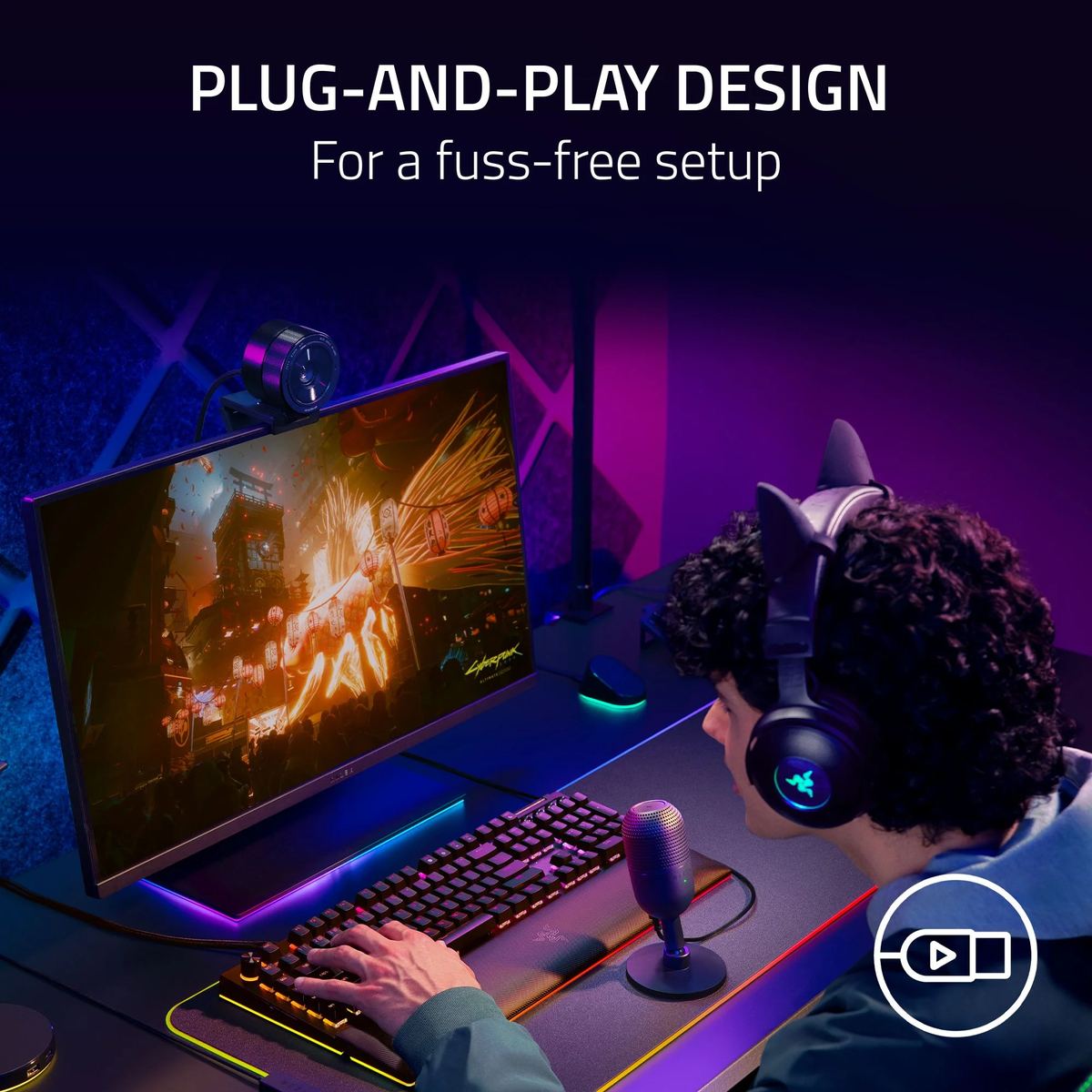 Razer Seiren V3 Mini – Ultra-Compact USB Microphone