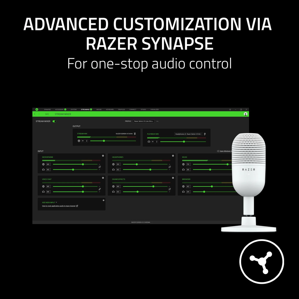 Razer Seiren V3 Mini – Ultra-Compact USB Microphone