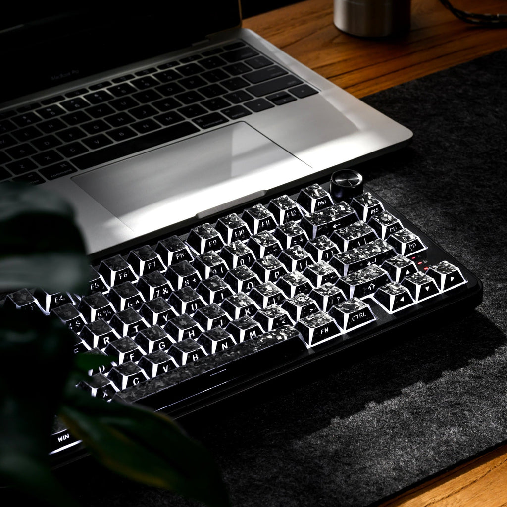 XVX PRISM 136-Key Clear Shine-Through Keycap Set – Cherry Profile