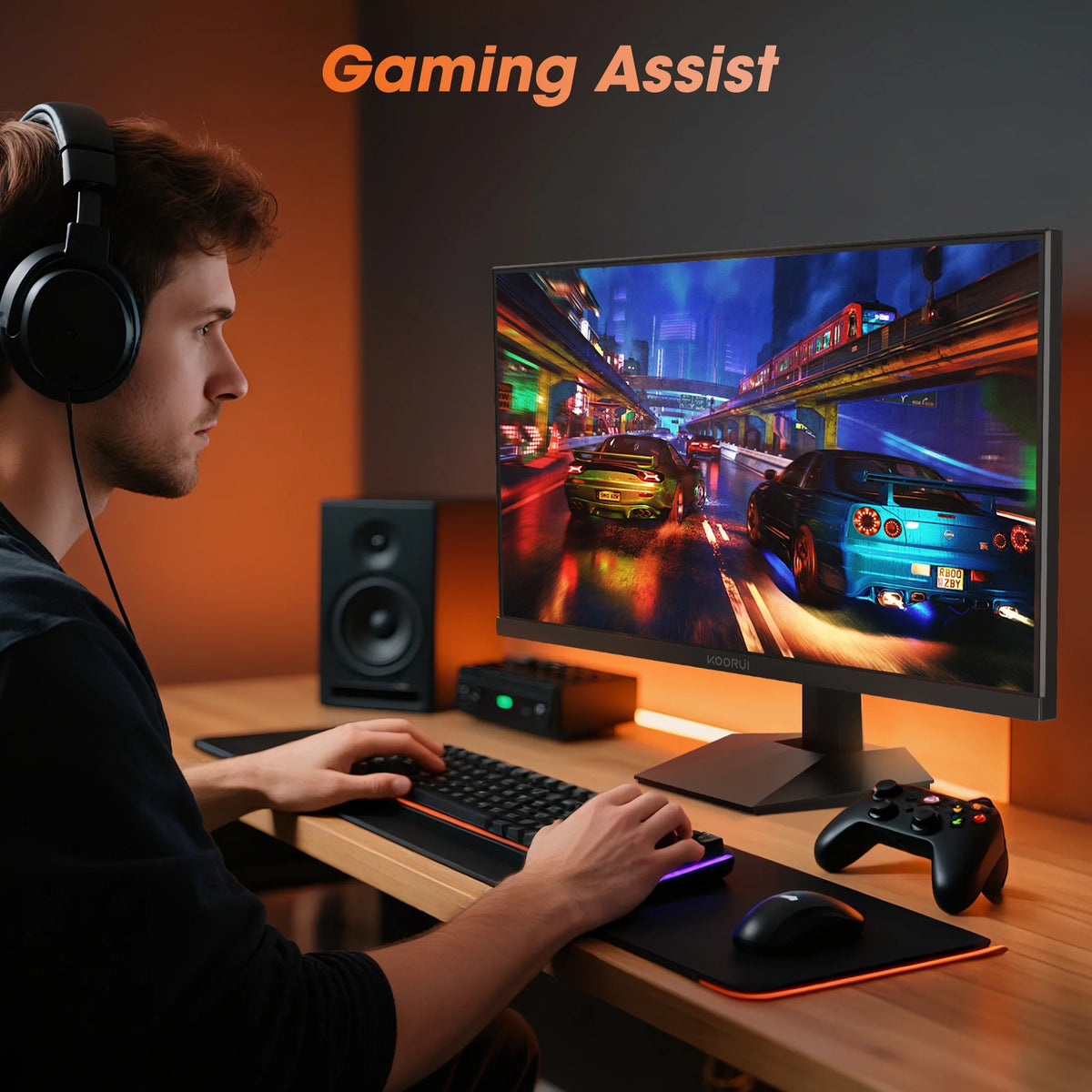 24" 1440P Gaming Monitor, 180Hz 2K QHD Computer Monitor, New Pc Monitor, G2421V