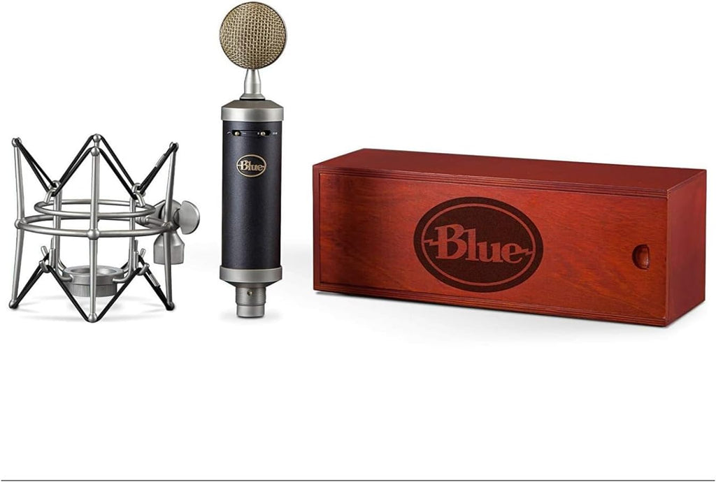 Blue Microphone Baby Bottle Xlrcardioid Condenser Microphone for Recording, Streaming, Podcasting, Gaming, Mic with Large Diaphragm Cardioid Capsule, Shockmount & Protective Case