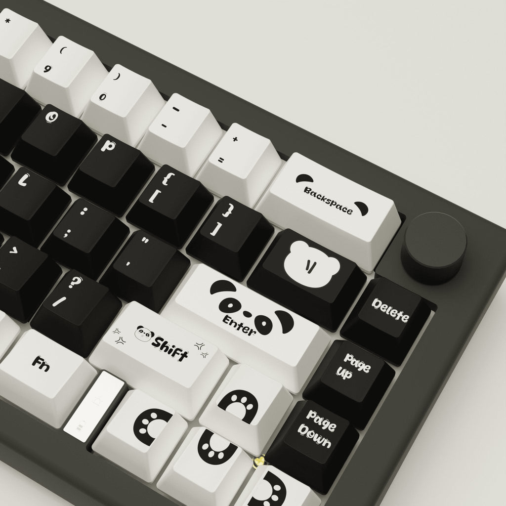 Panda Wireless Mechanical Keyboard – Hot-Swap & Panda Design