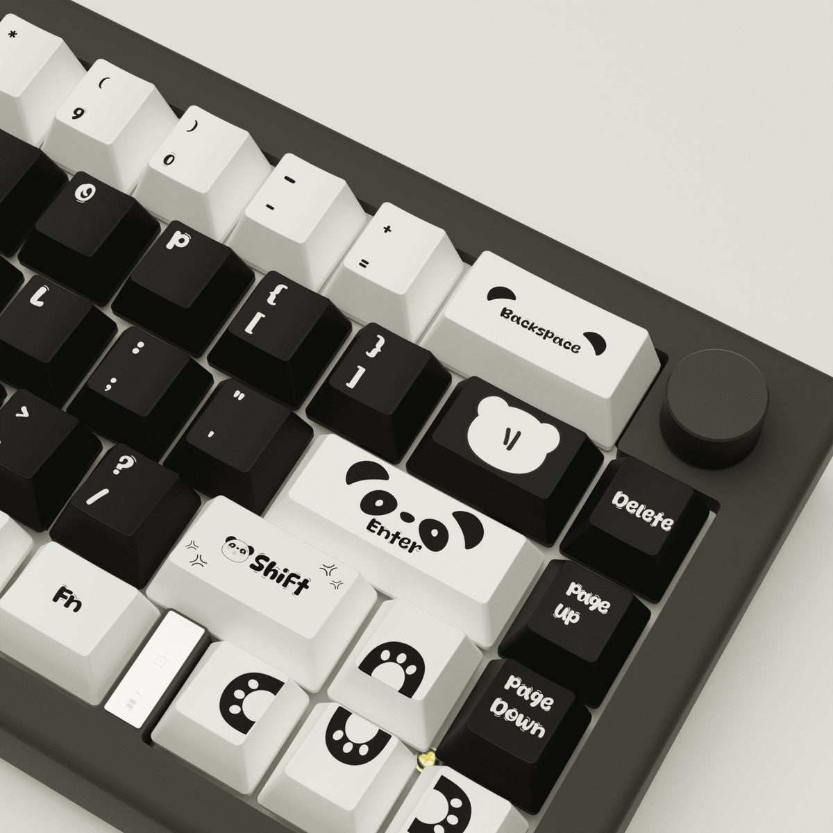 Panda Wireless Mechanical Keyboard – Hot-Swap & Panda Design