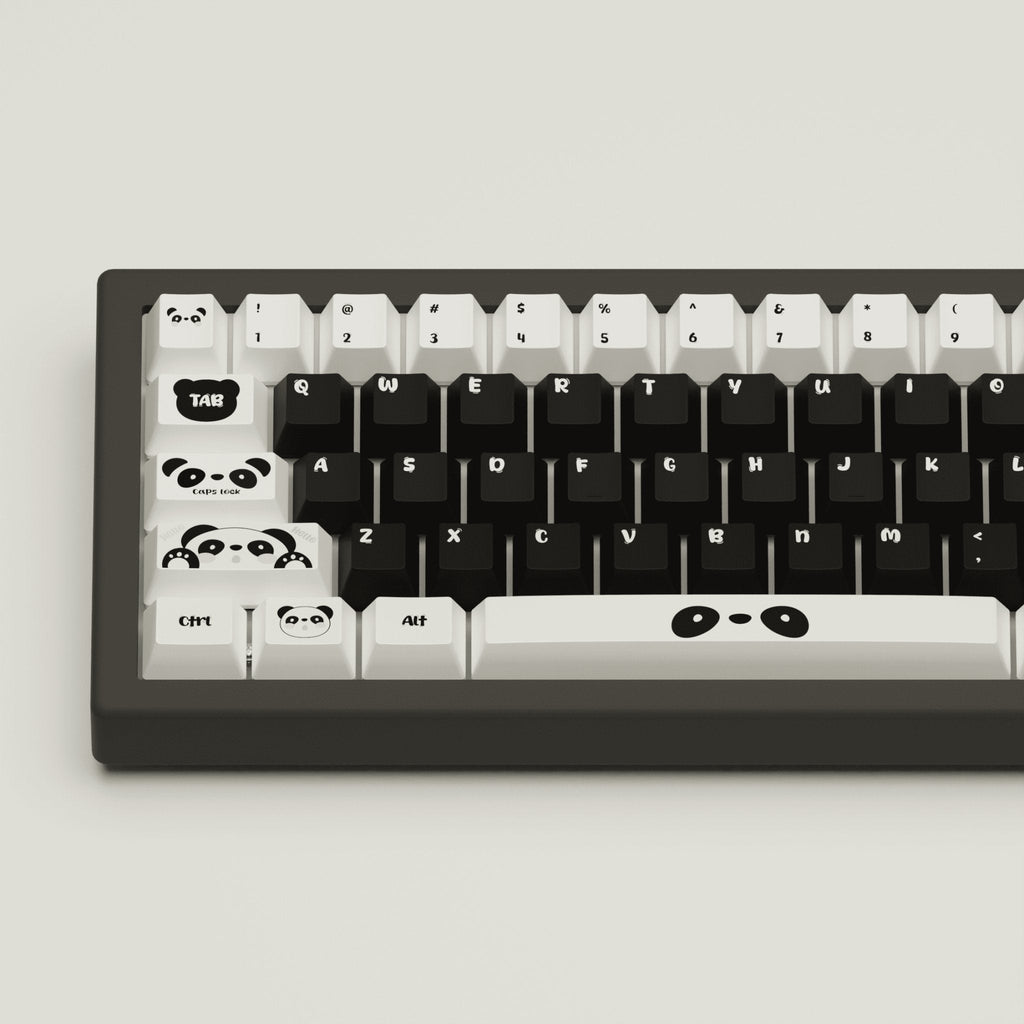 Panda Wireless Mechanical Keyboard – Hot-Swap & Panda Design