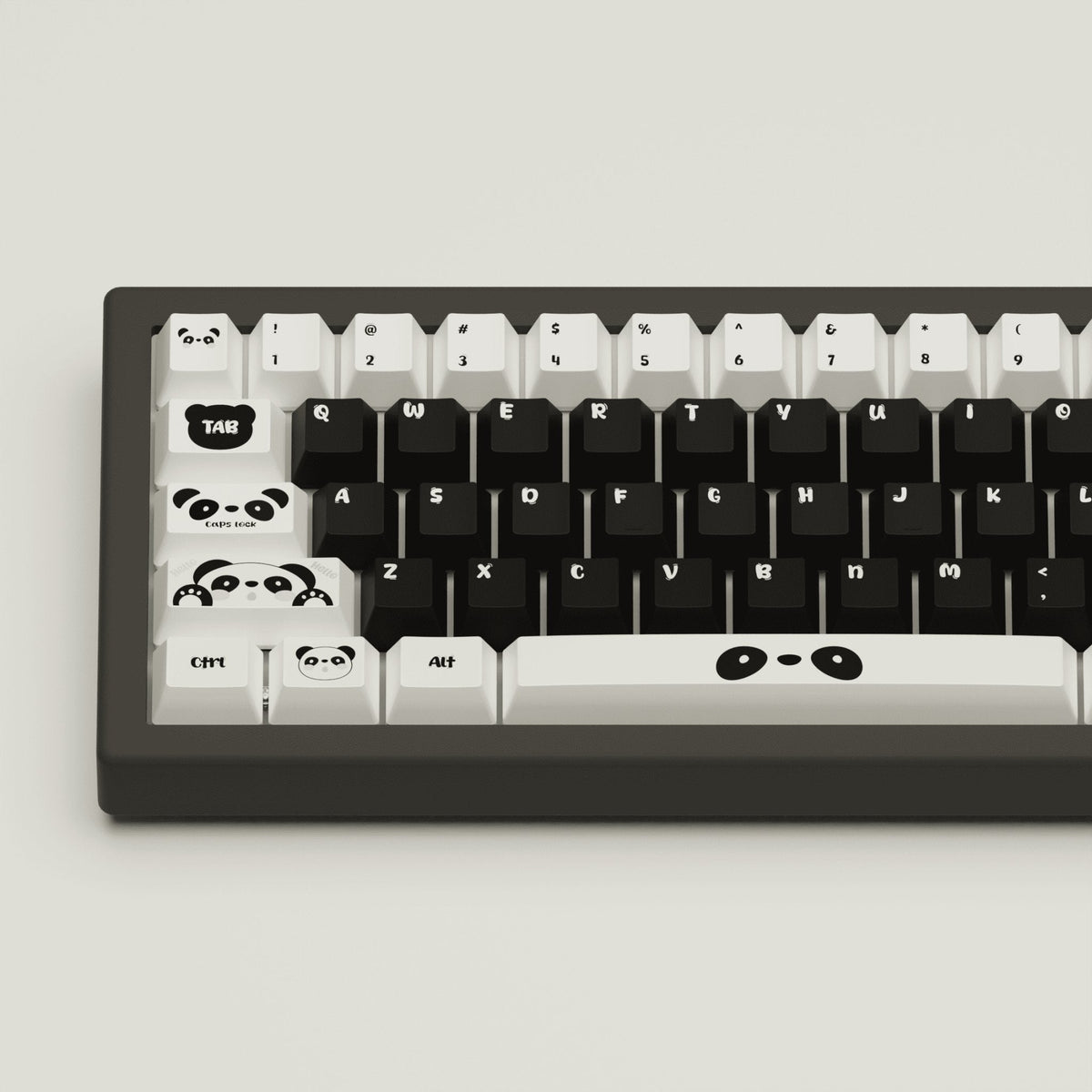 Panda Wireless Mechanical Keyboard – Hot-Swap & Panda Design