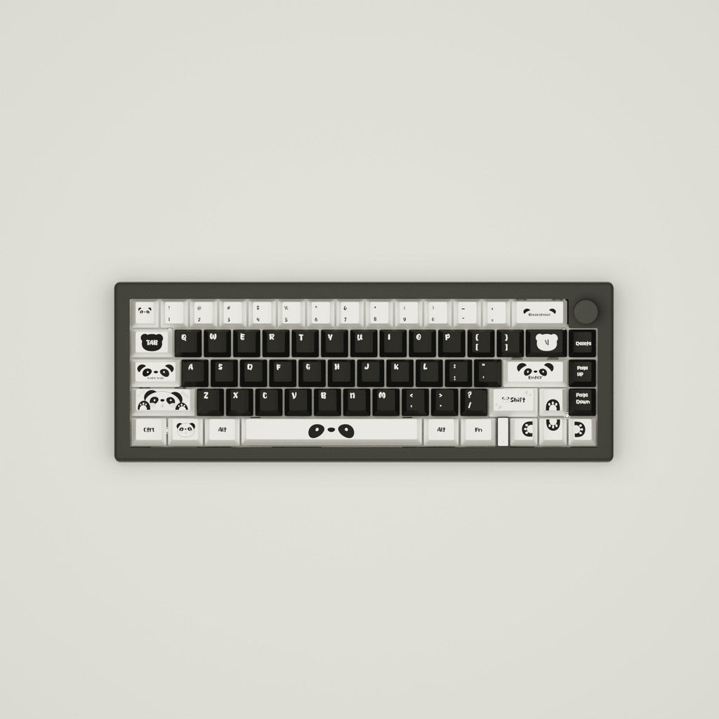 Panda Wireless Mechanical Keyboard – Hot-Swap & Panda Design