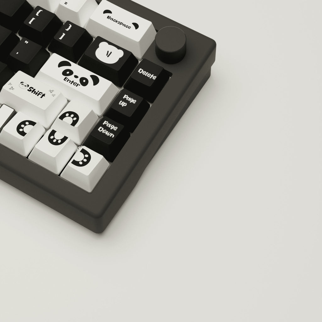 Panda Wireless Mechanical Keyboard – Hot-Swap & Panda Design